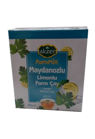 Akzer Maydonozlu Limonlu Form Çay 60 Poşet